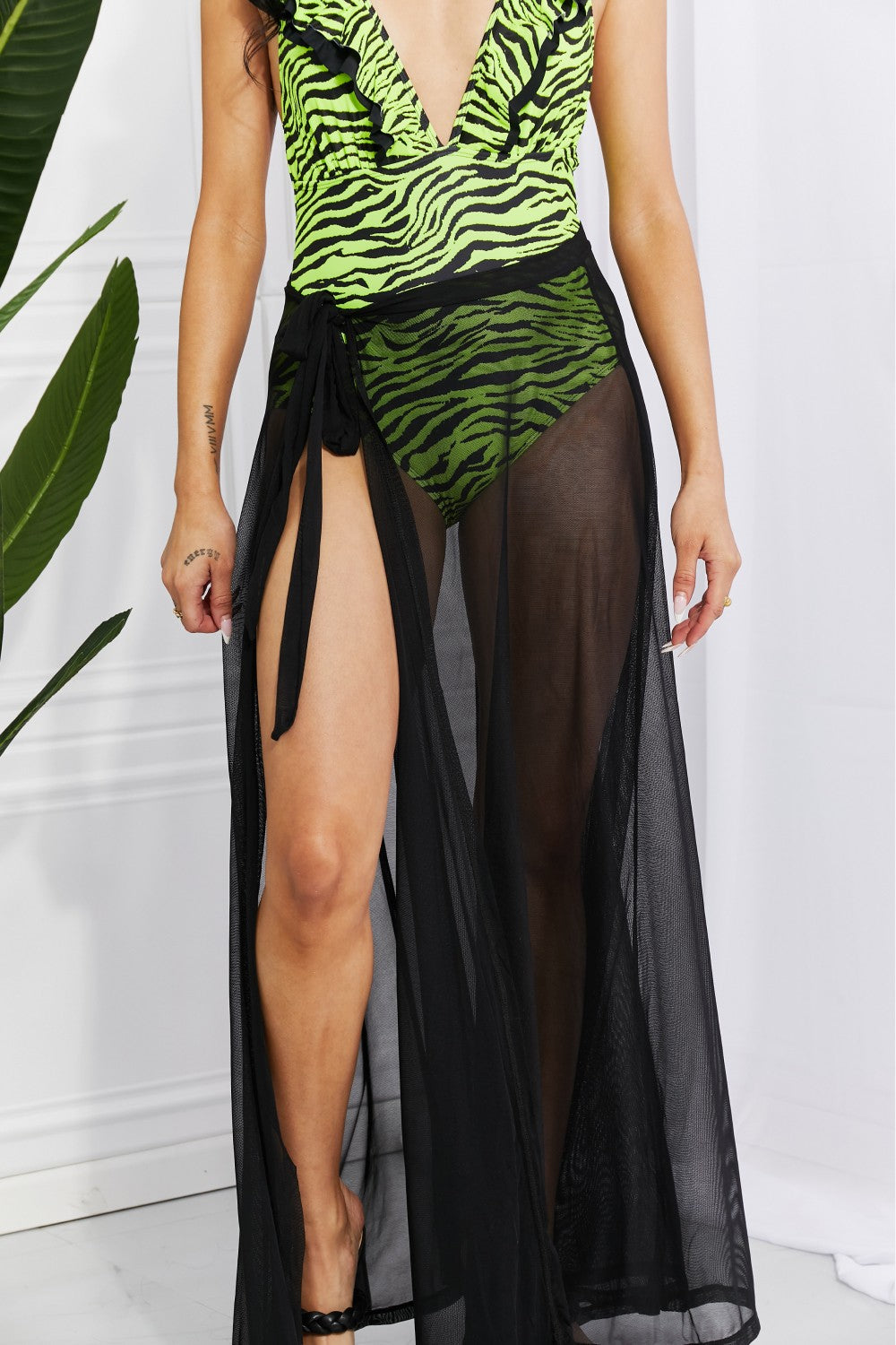 marina west swim beach is my runway mesh wrap maxi cover-up skirt