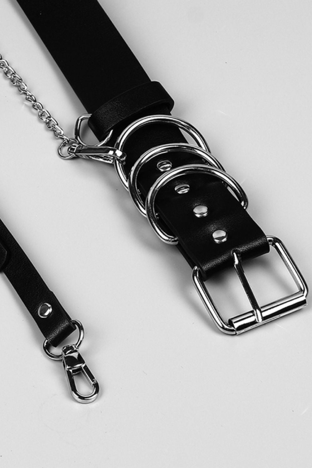 punk pu belt