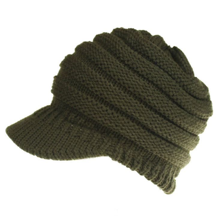 women ponytail beanies autumn winter hats female soft knitting caps warm ladies skullies