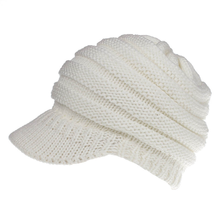 women ponytail beanies autumn winter hats female soft knitting caps warm ladies skullies