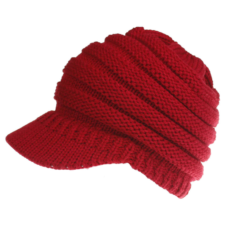 women ponytail beanies autumn winter hats female soft knitting caps warm ladies skullies