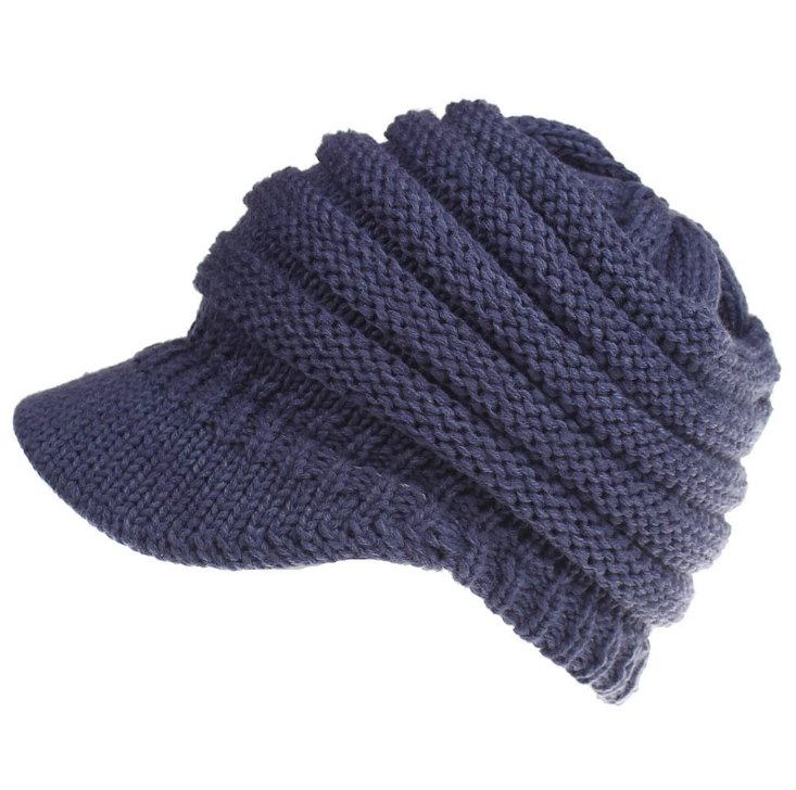 women ponytail beanies autumn winter hats female soft knitting caps warm ladies skullies