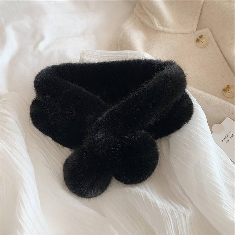 women's winter plush fashion scarf