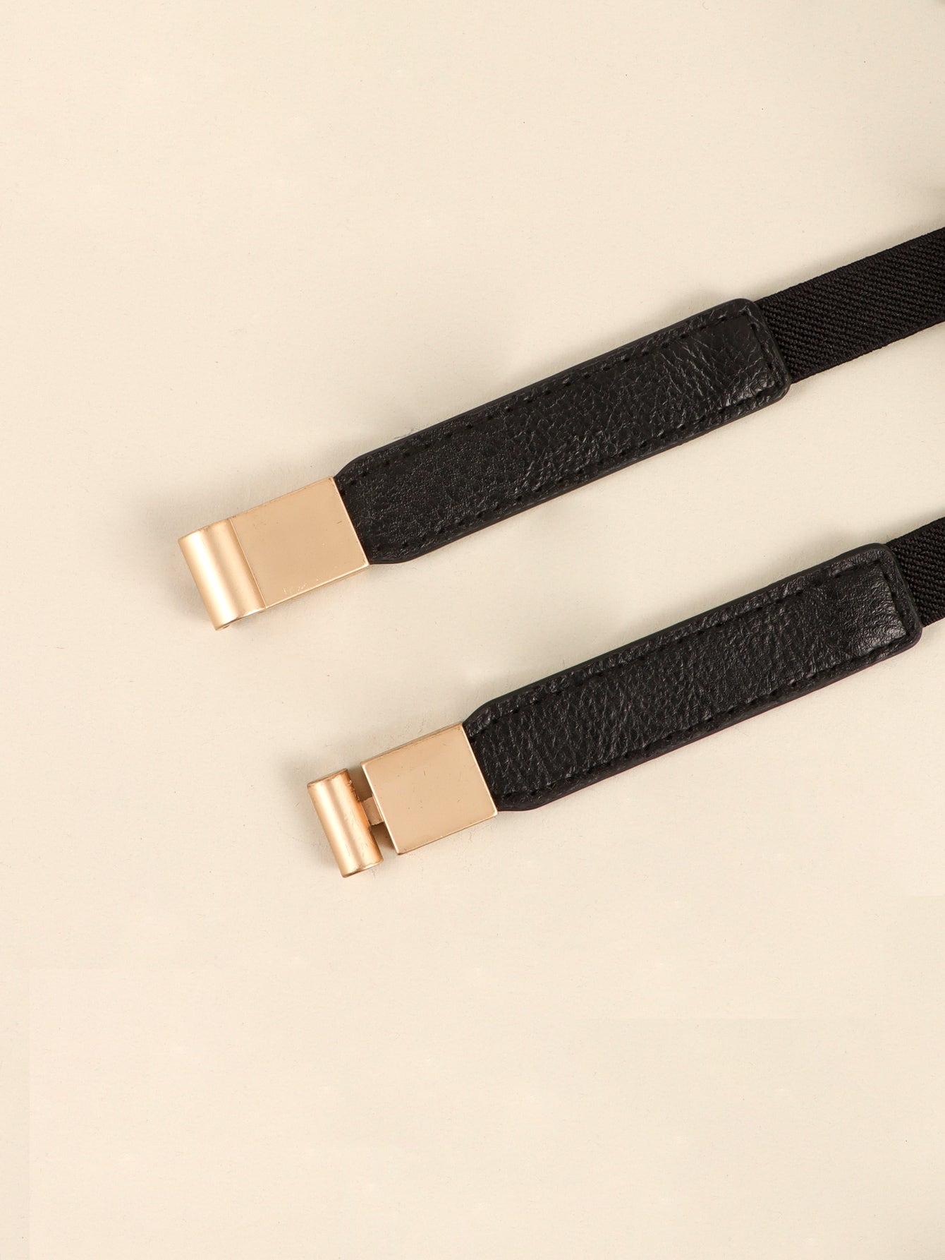 pu elastic skinny belt