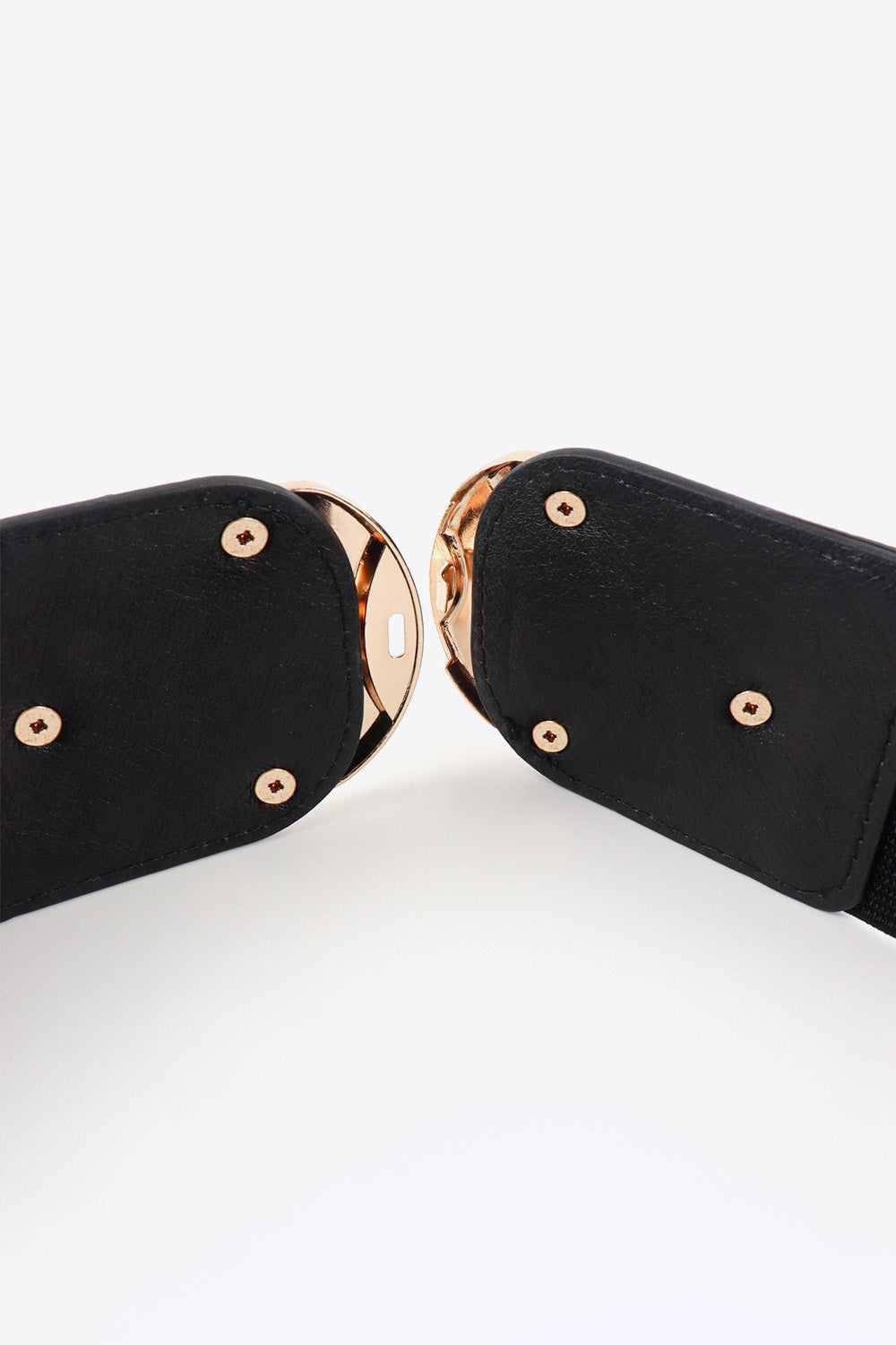 double d buckle pu belt