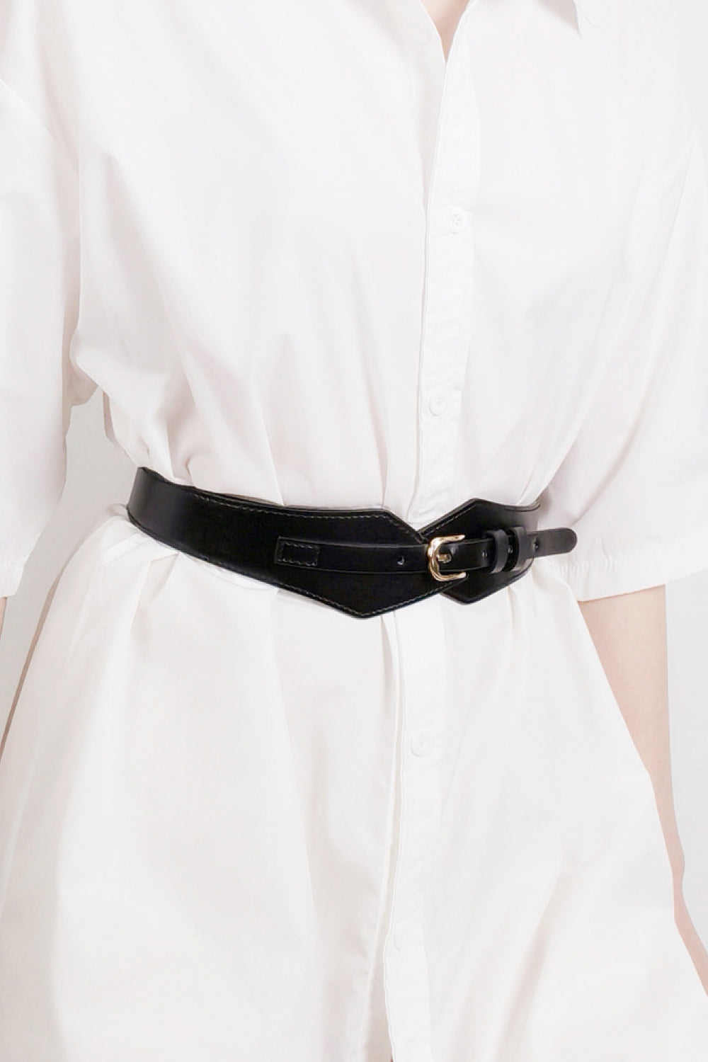 fashion geometric elastic belt