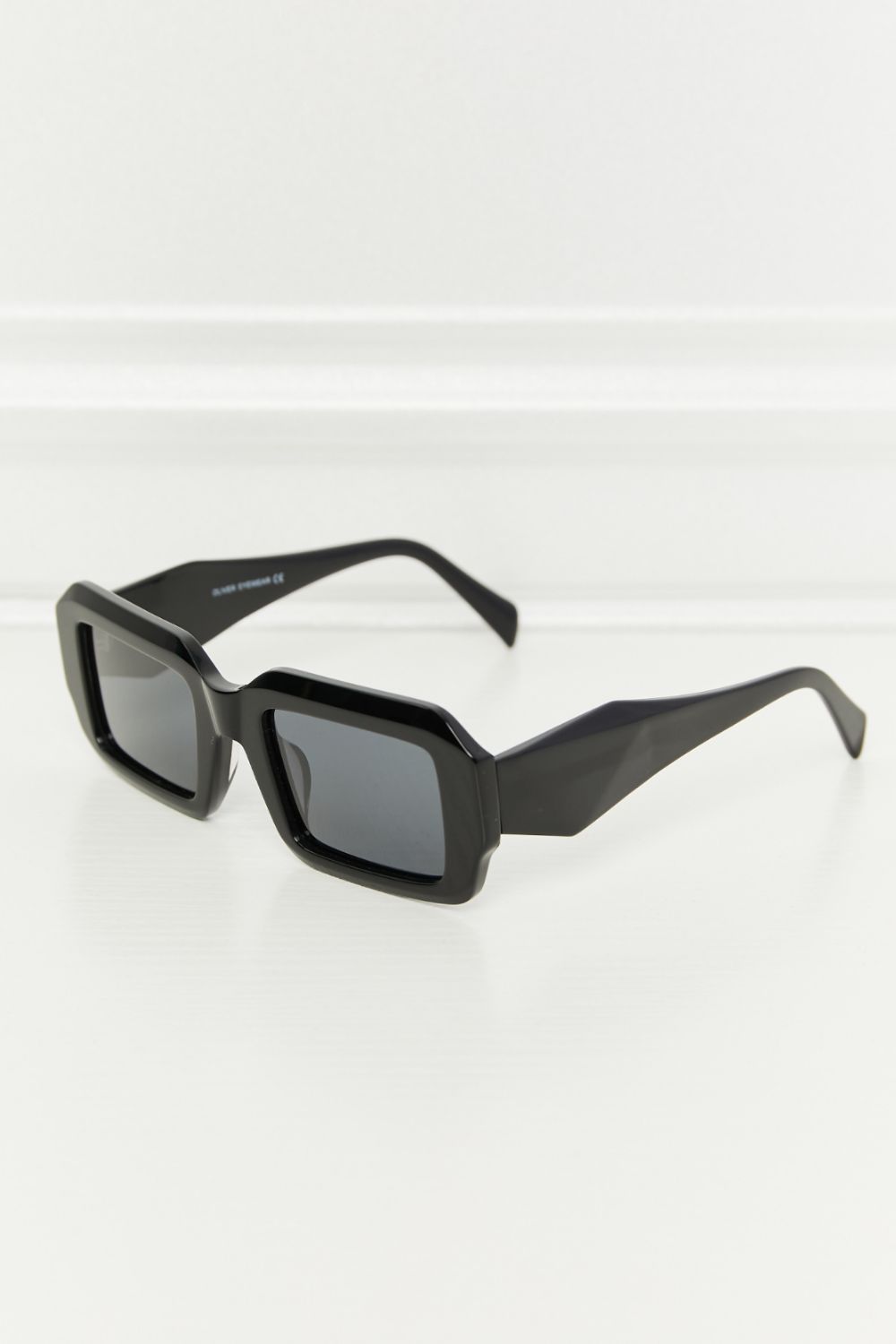 rectangle tac polarization lens full rim sunglasses