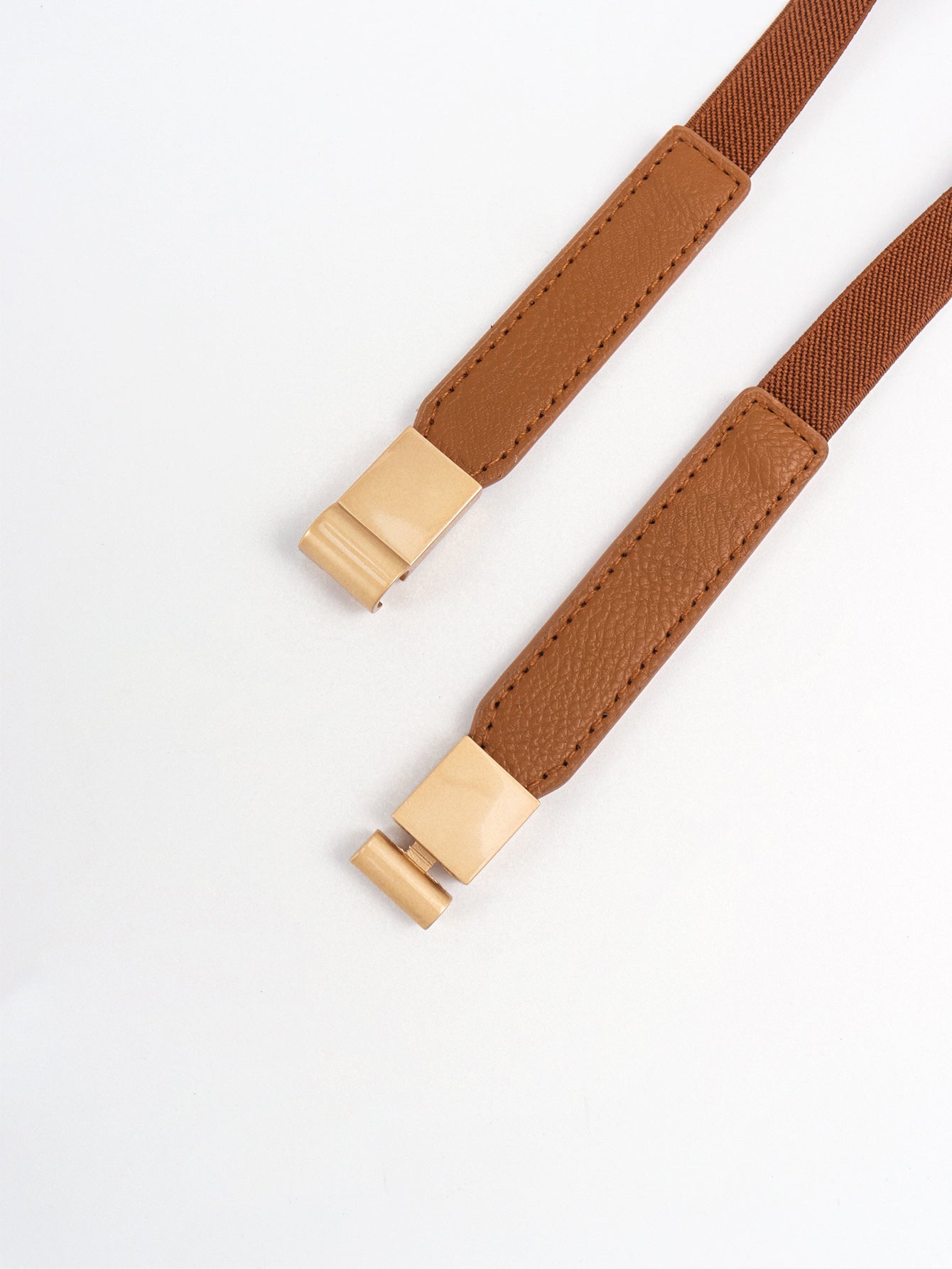 pu elastic skinny belt