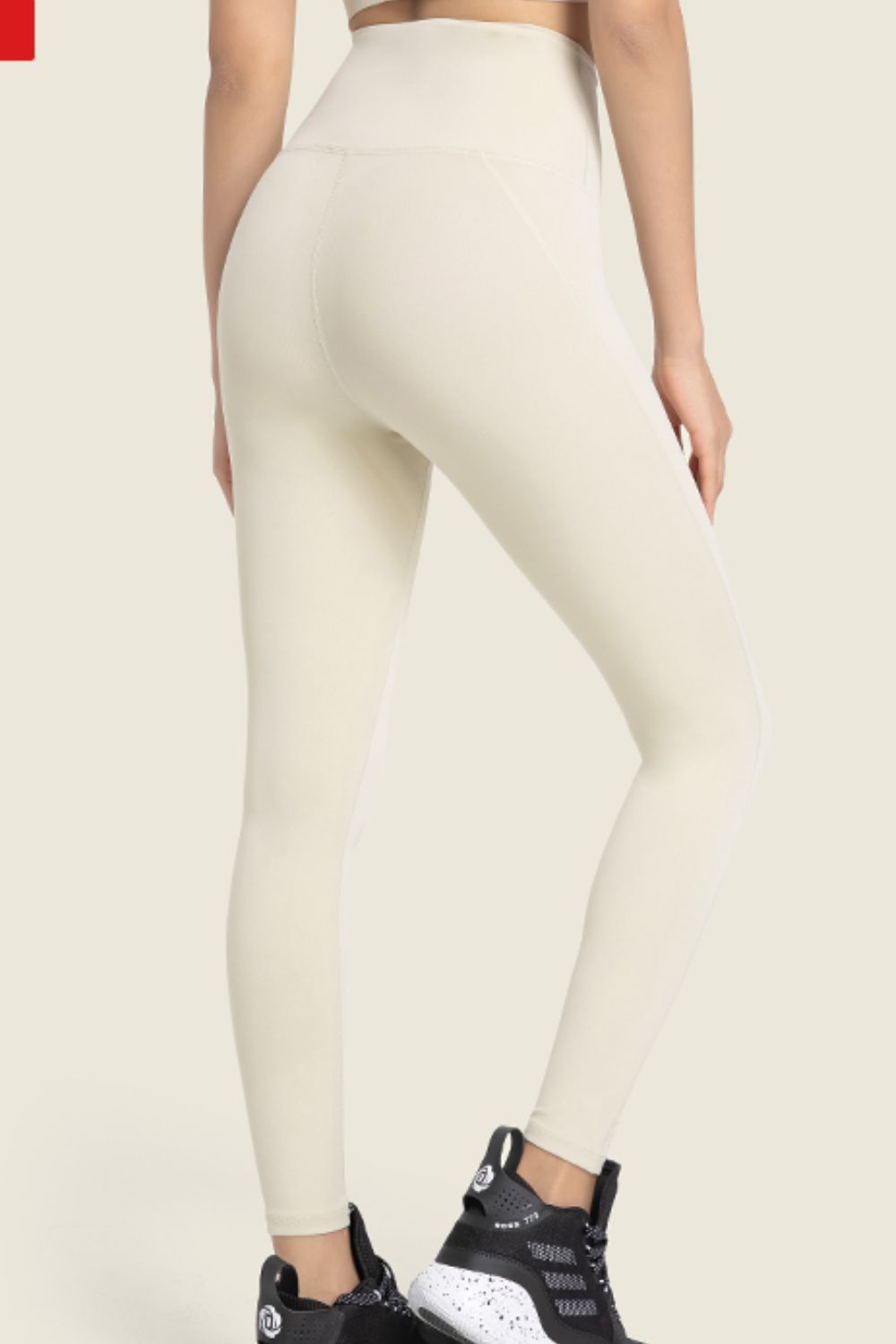 seamless high-rise wide waistband yoga leggings