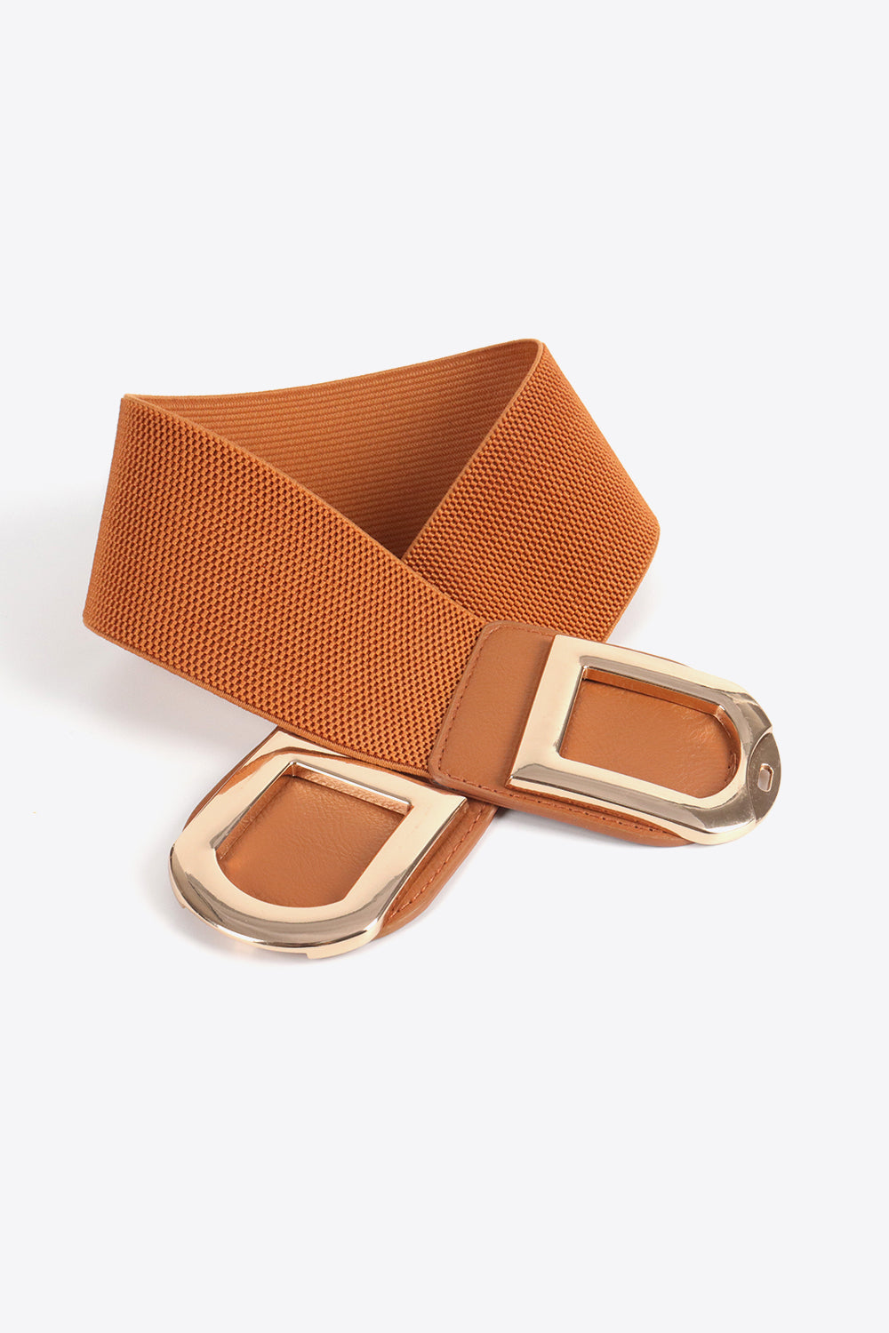 double d buckle pu belt