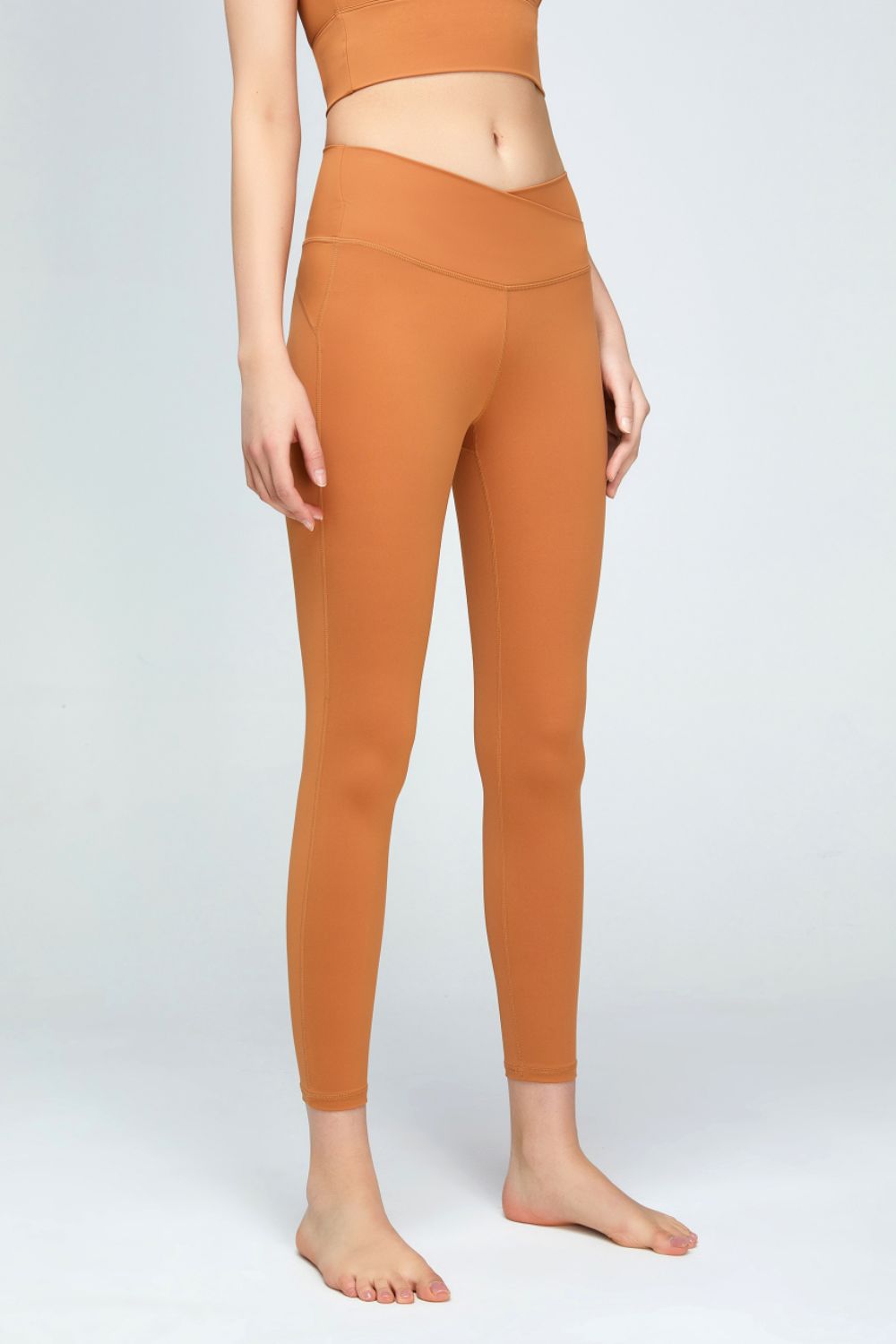 v-waist sports leggings