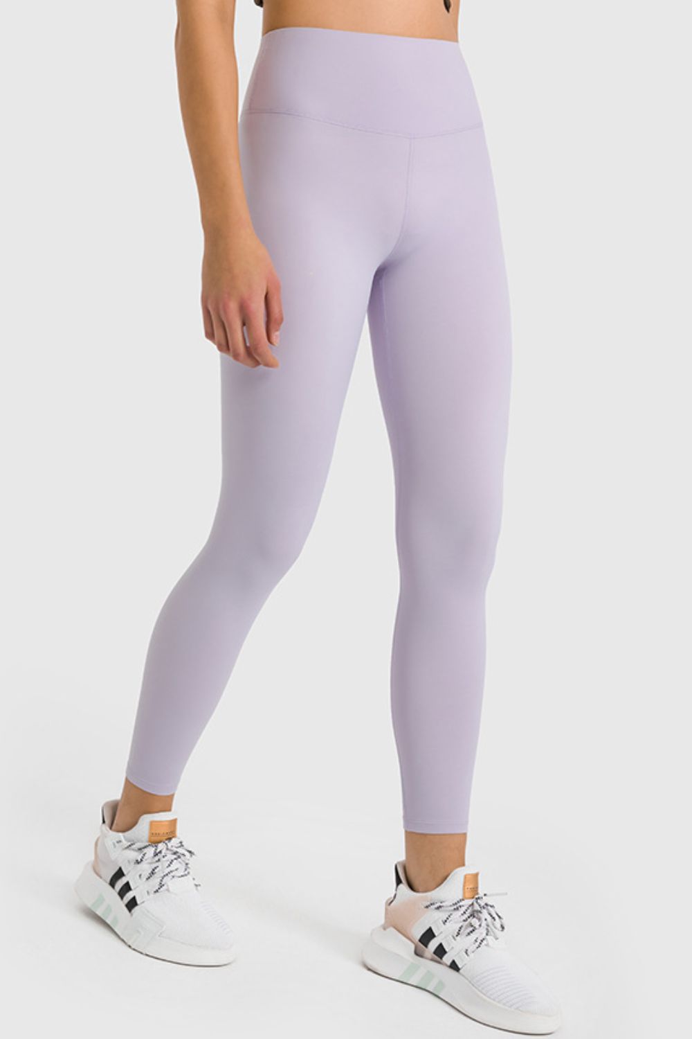 high waist ankle-length yoga leggings