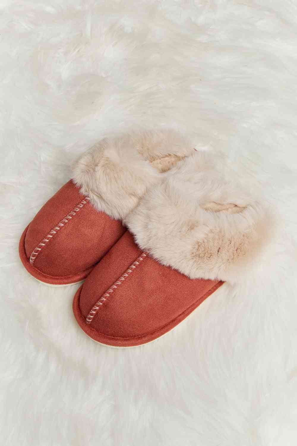 melody fluffy indoor slippers