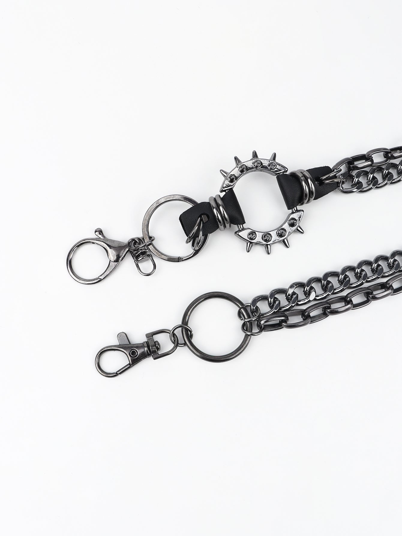 punk aluminium chain belt