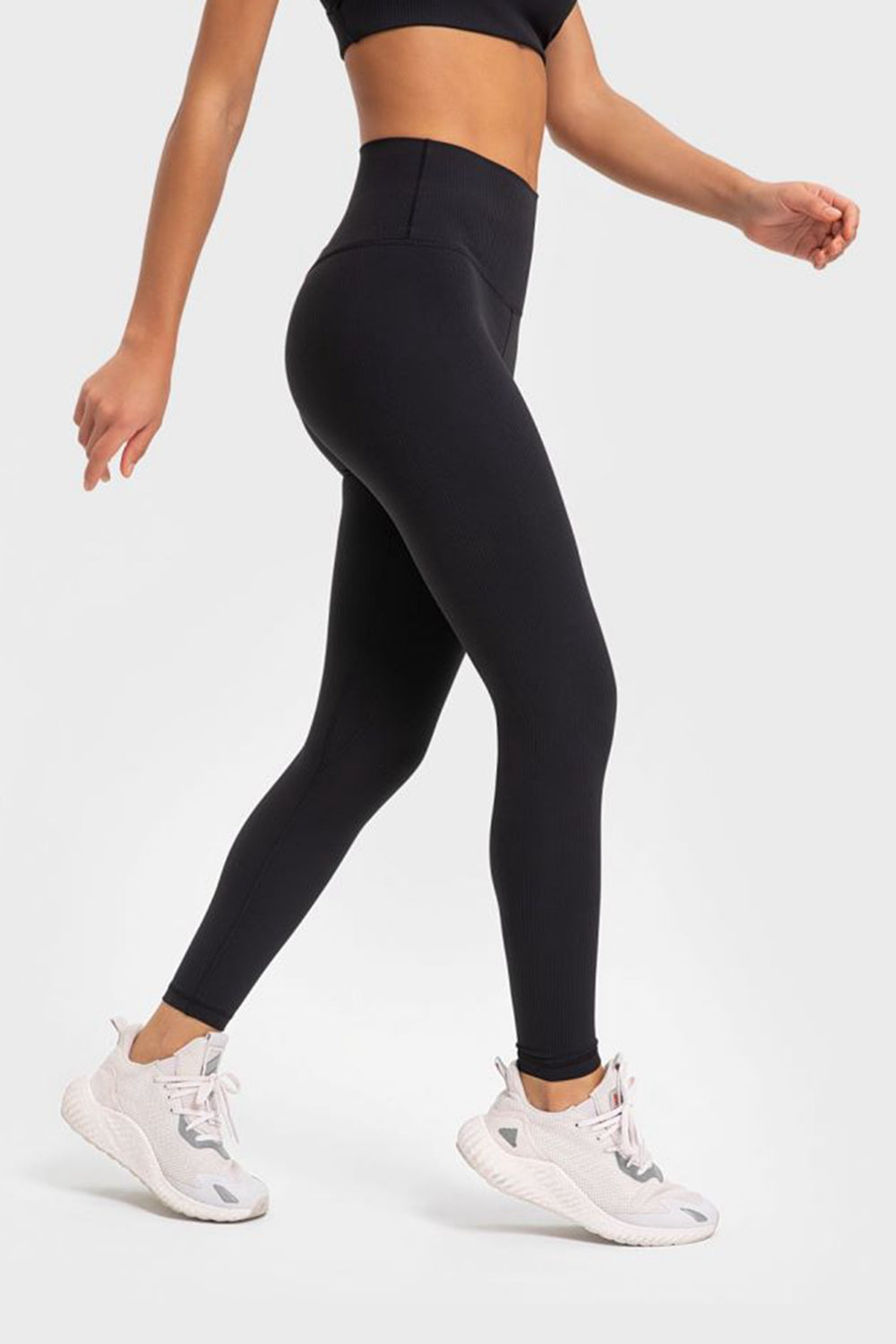 highly stretchy wide waistband yoga leggings