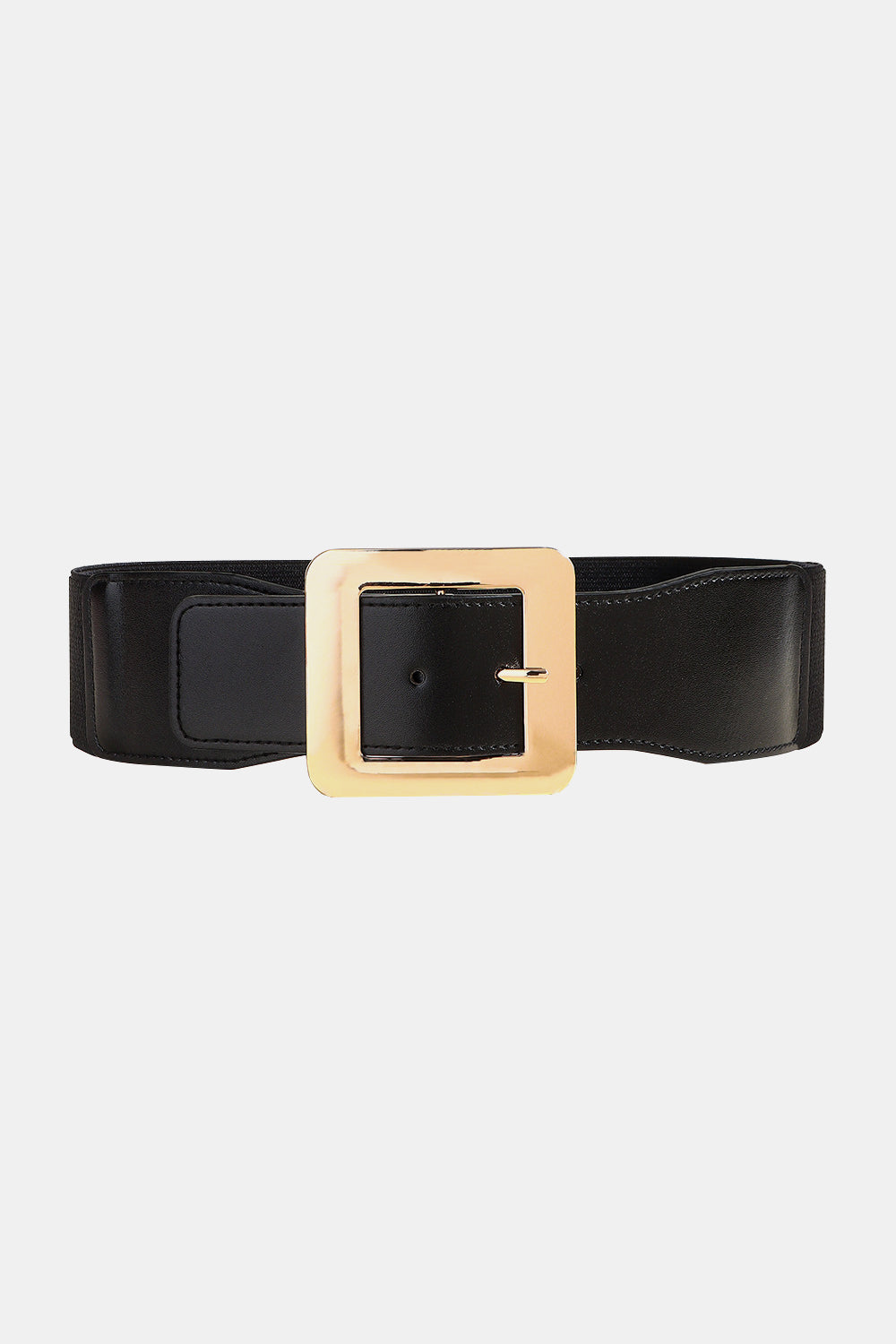 alloy buckle pu leather belt