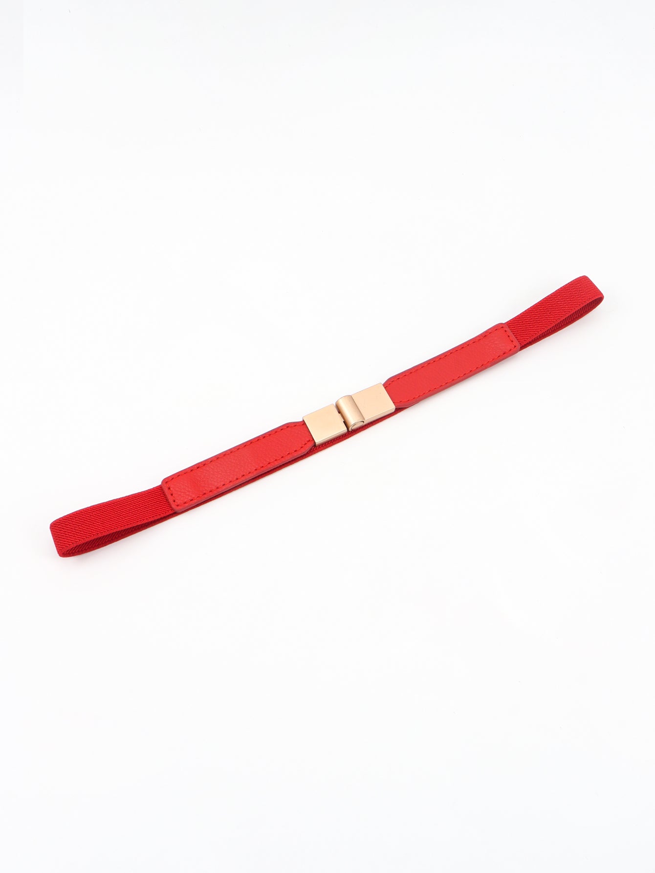 pu elastic skinny belt