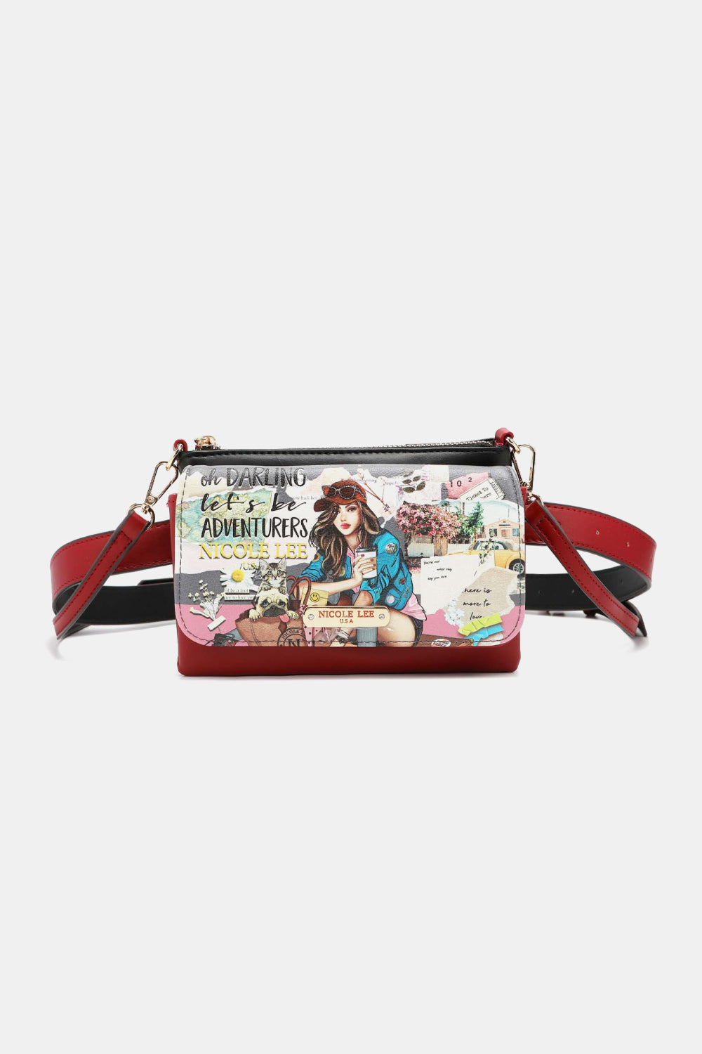 nicole lee usa small fanny pack