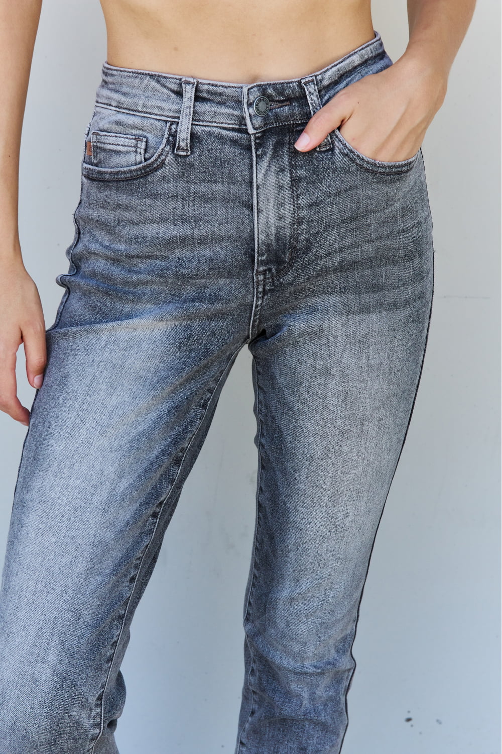 judy blue racquel full size high waisted stone wash slim fit jeans