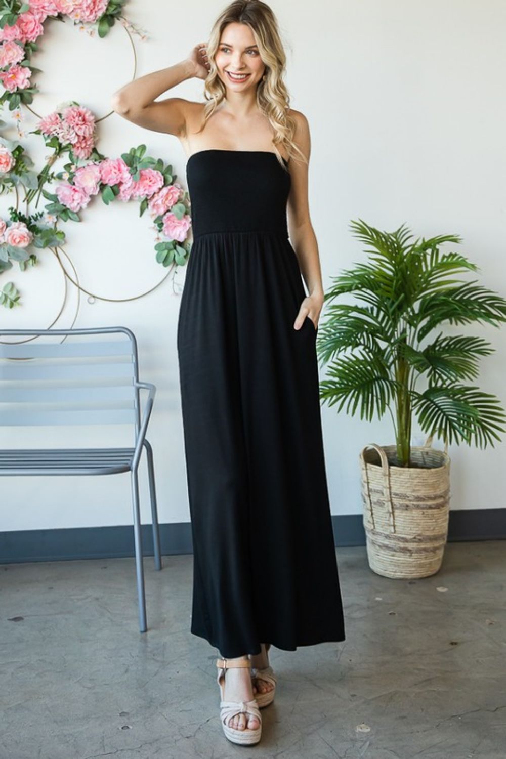 heimish full size strapless maxi dress