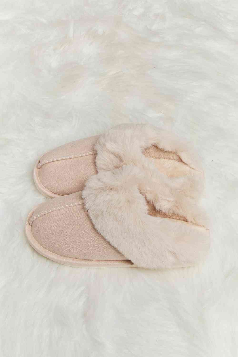 melody fluffy indoor slippers