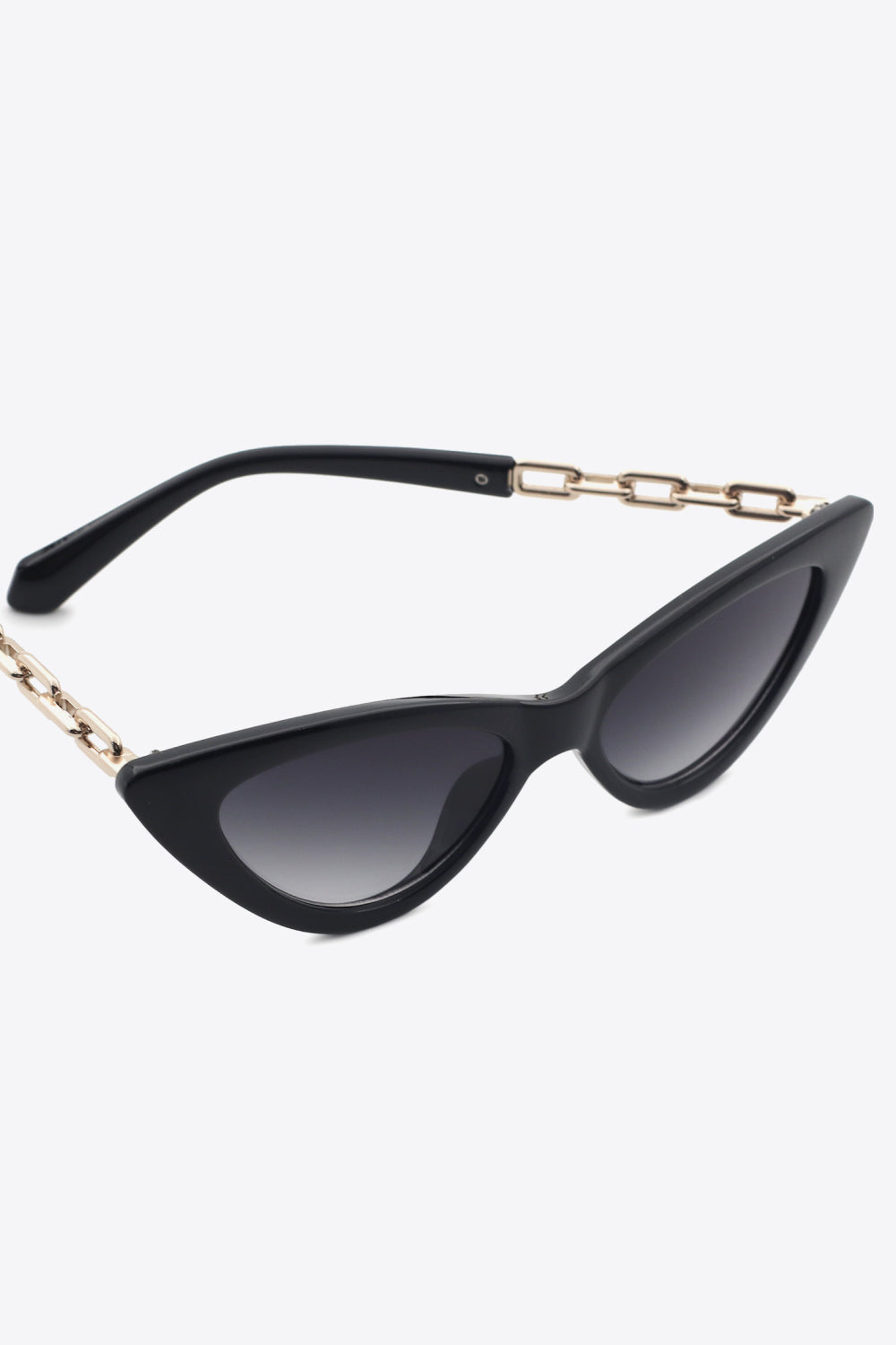 chain detail cat-eye sunglasses