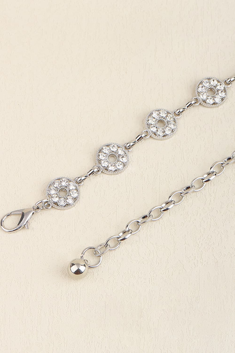 rhinestone decor zinc alloy belt