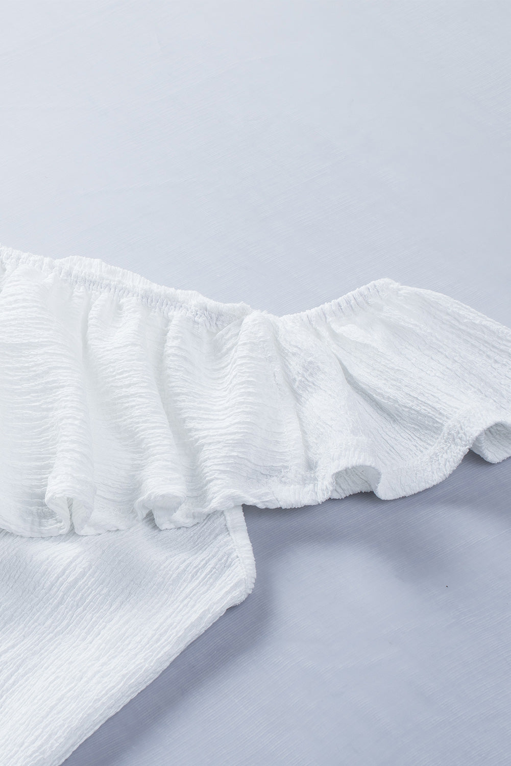 ruffled one-shoulder tank