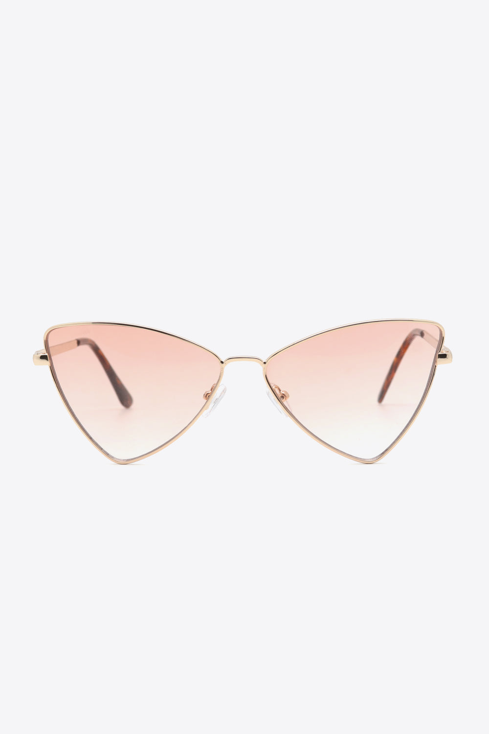 metal frame cat-eye sunglasses