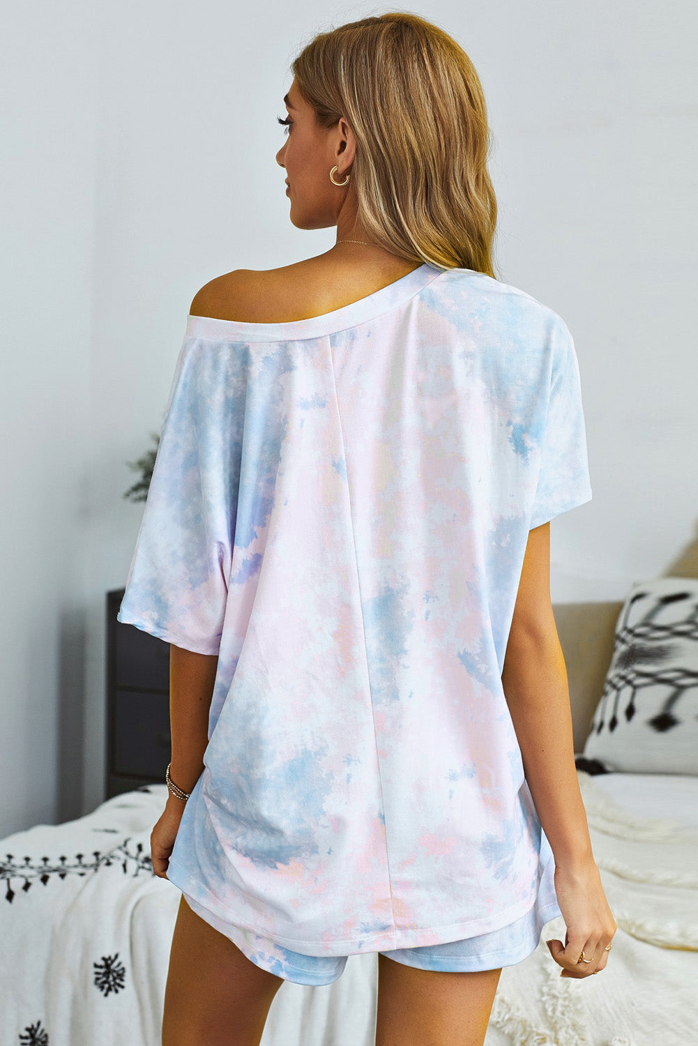 twist tie dye lounge set