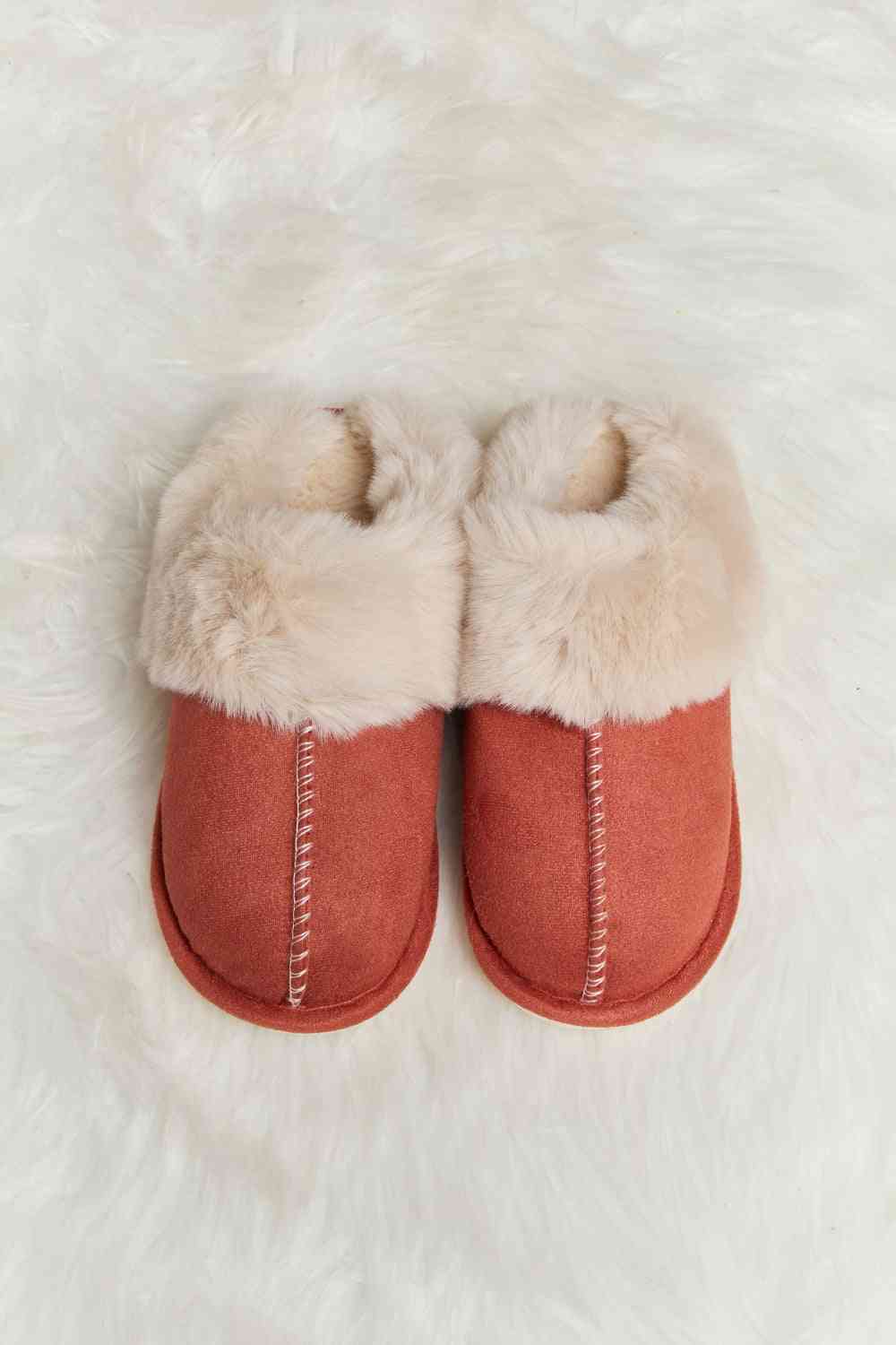 melody fluffy indoor slippers