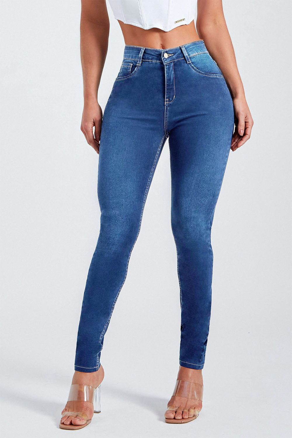 button fly skinny jeans