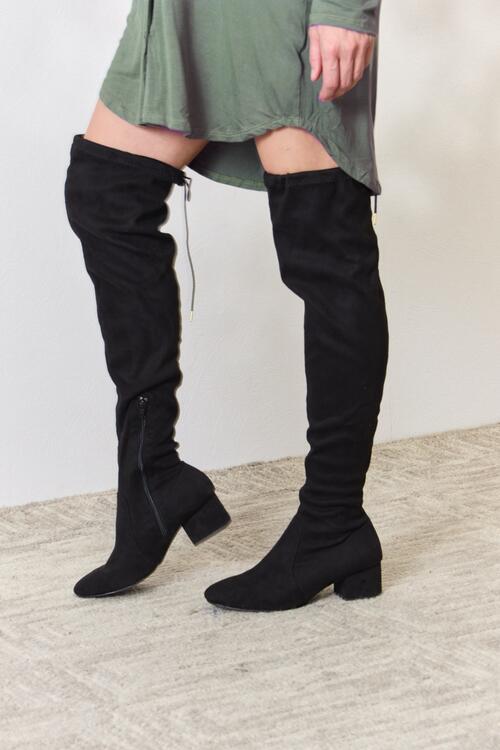 east lion corp over the knee boots