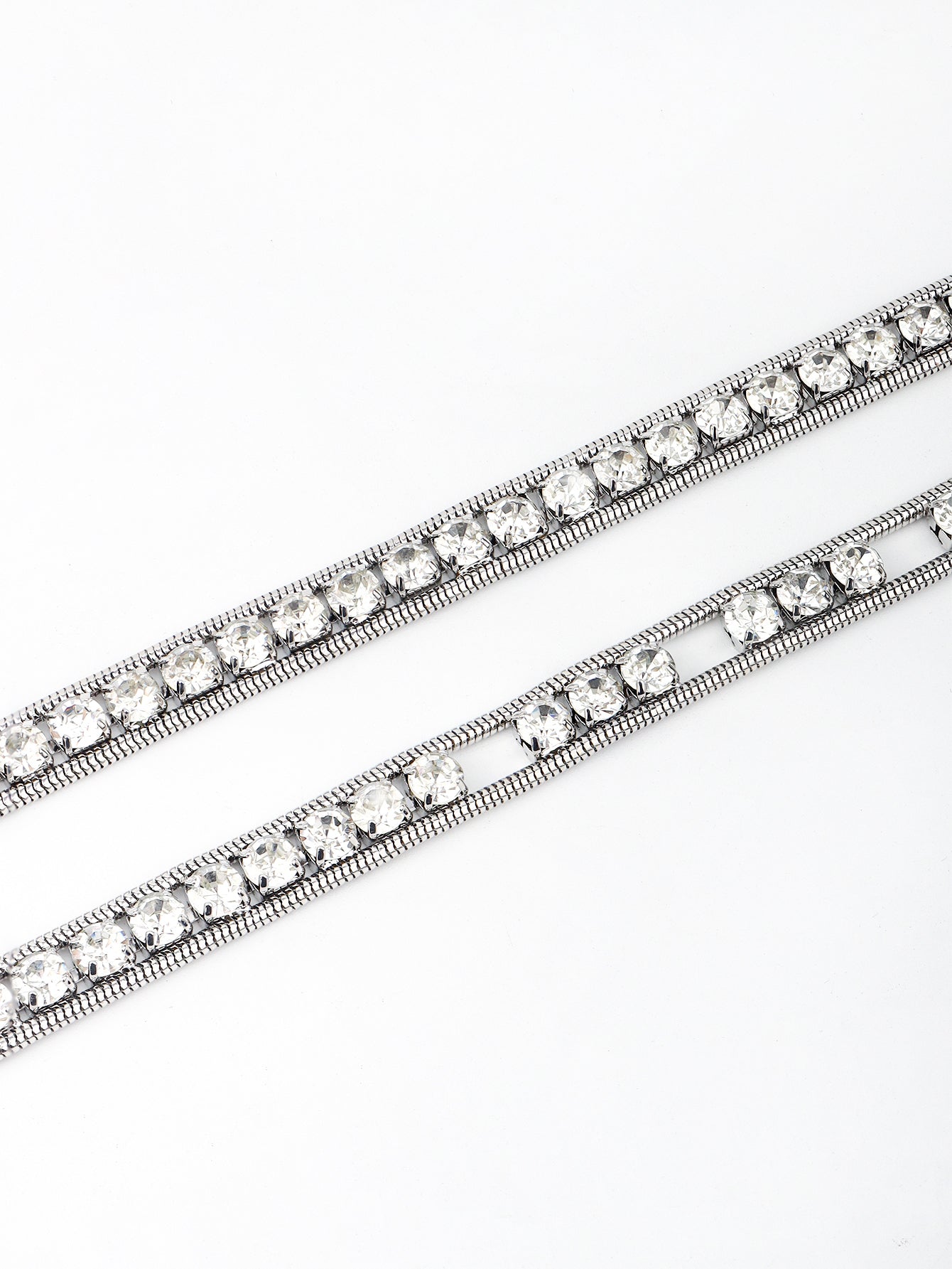 rhinestone metal belt