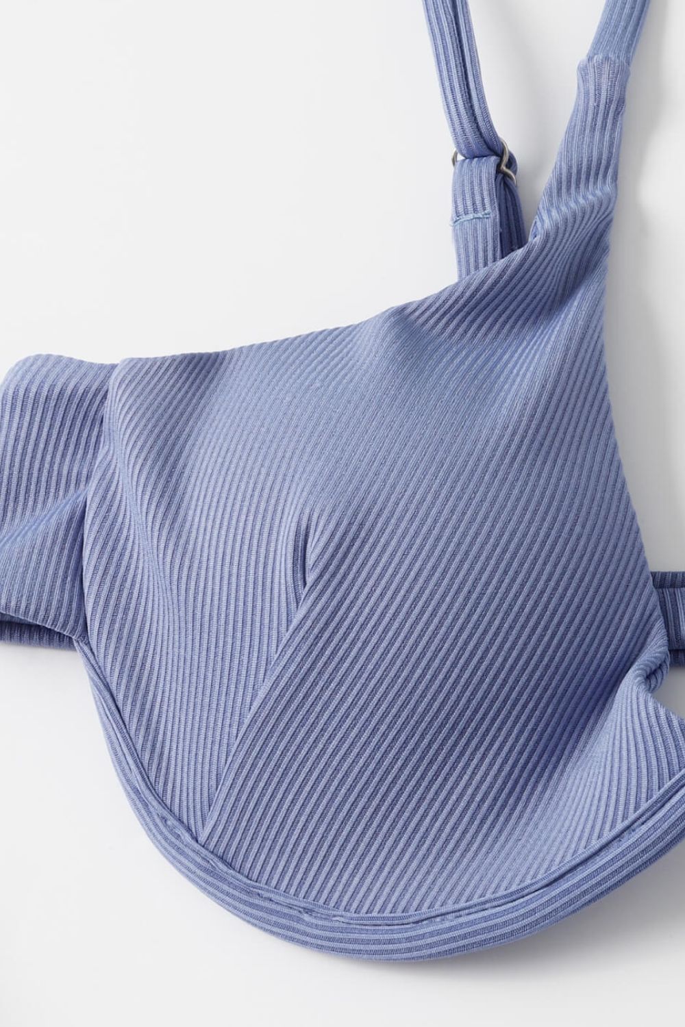 ribbed high cut three-piece swim set