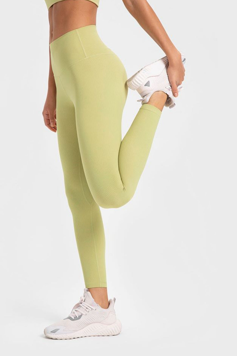 highly stretchy wide waistband yoga leggings