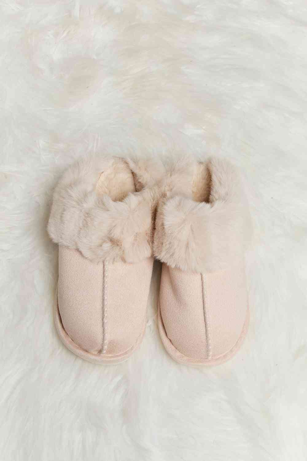 melody fluffy indoor slippers