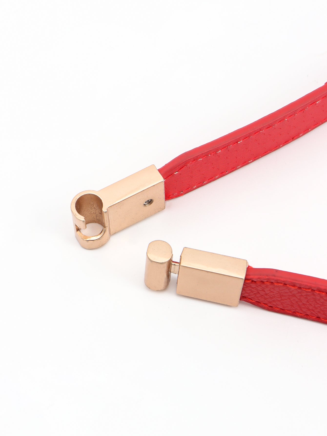 pu elastic skinny belt