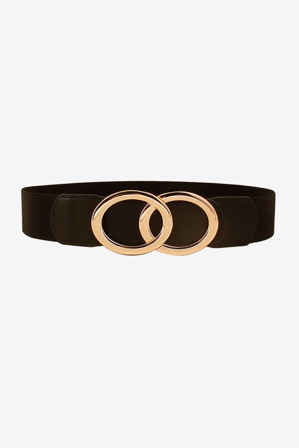 zinc alloy buckle elastic pu belt