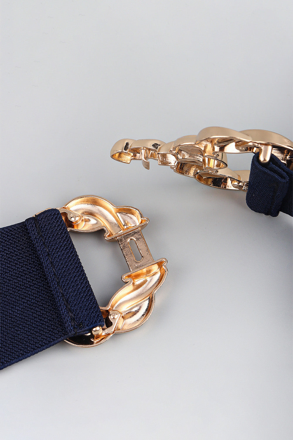 zinc alloy buckle elastic belt