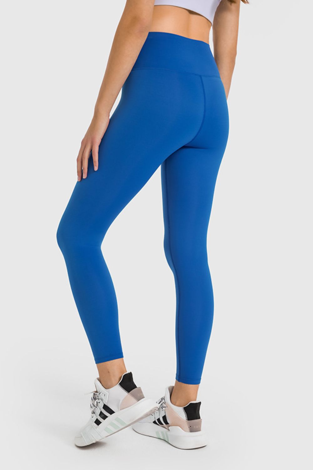 high waist ankle-length yoga leggings