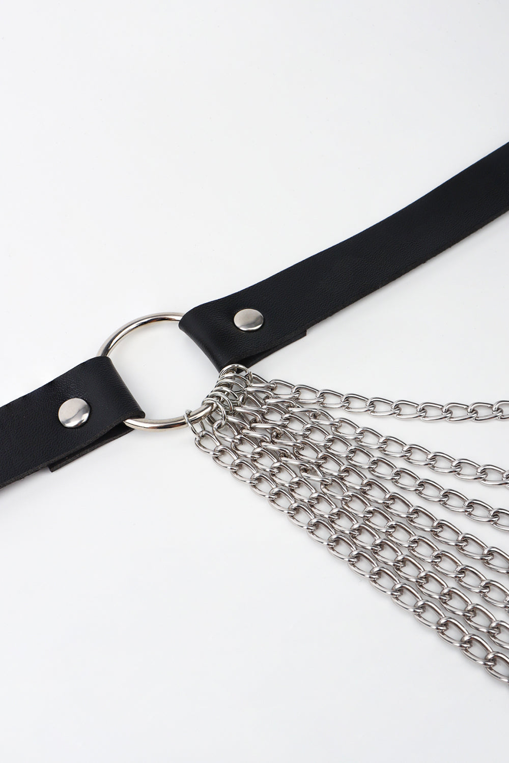 pu belt with chain