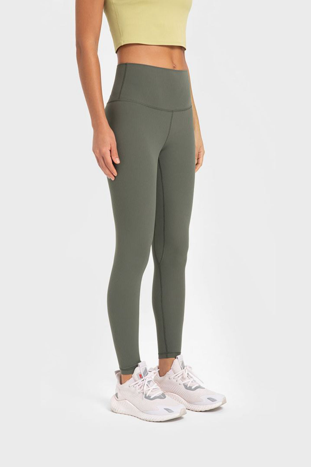 highly stretchy wide waistband yoga leggings