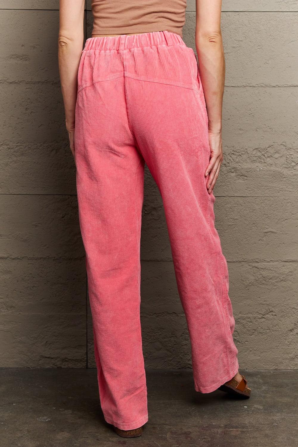 pol  leap of faith corduroy straight fit pants