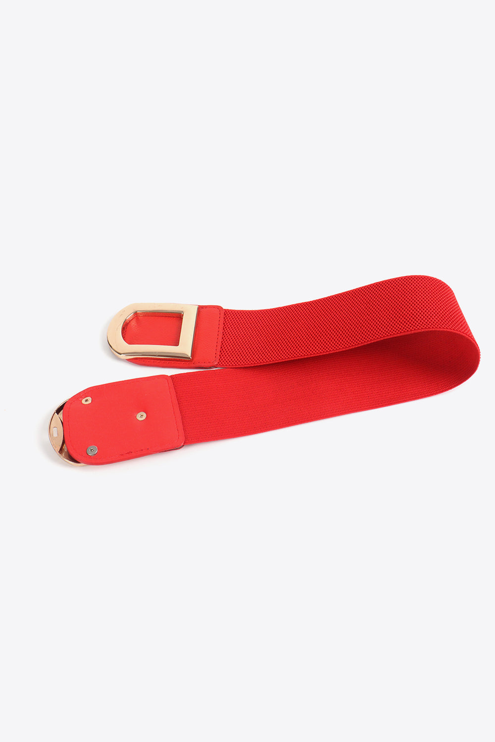 double d buckle pu belt