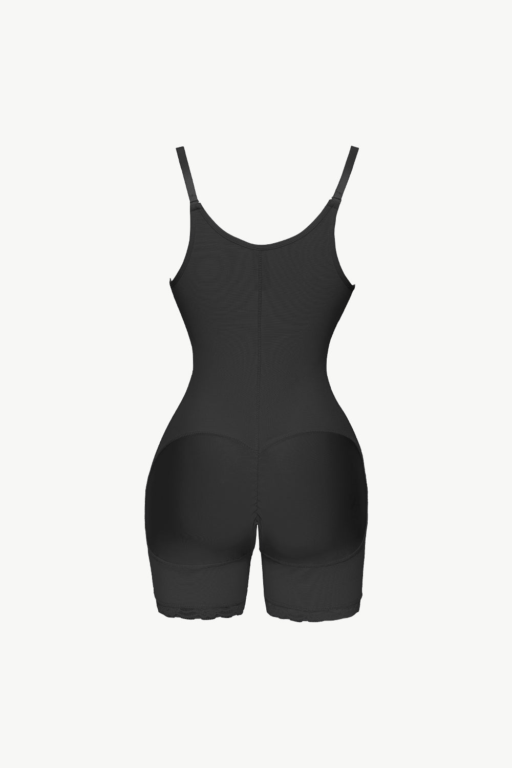 full size side zipper under-bust shaping bodysuit