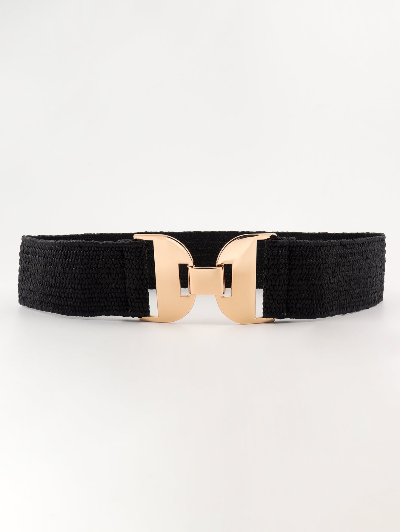 alloy buckle elastic belt