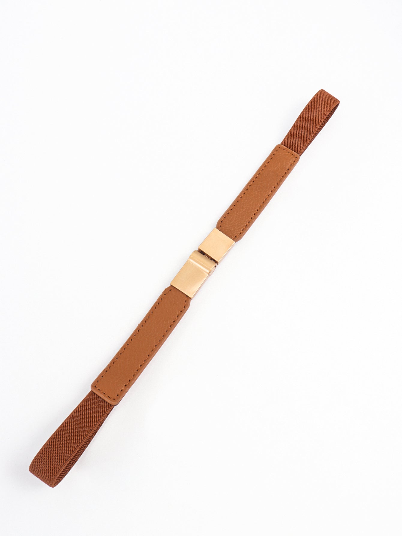 pu elastic skinny belt