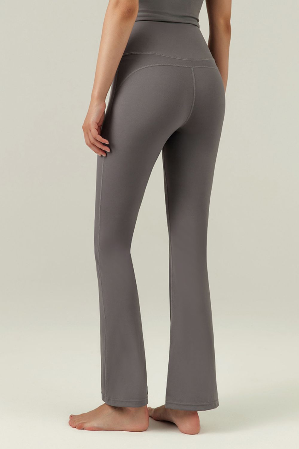 center seam sports flare pants