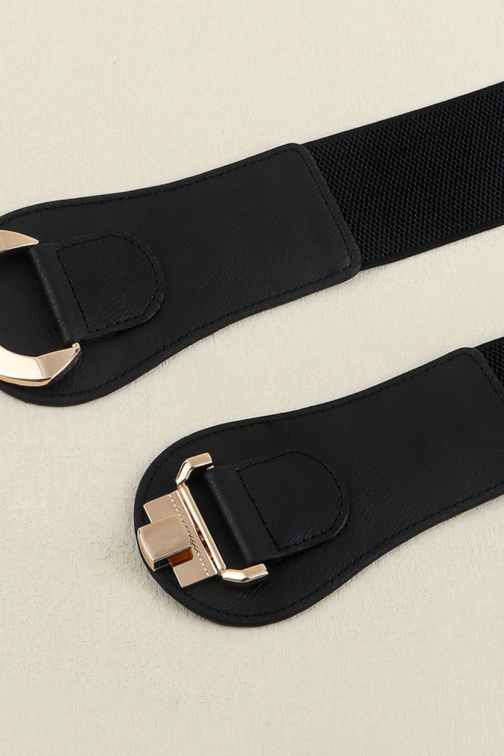 alloy buckle elastic belt